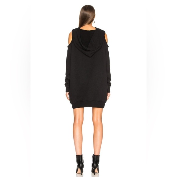 FAITH CONNEXION Hooded Cut Out Sweatshirt Dress Sailor Hooded Sweater in Black - Picture 4 of 12